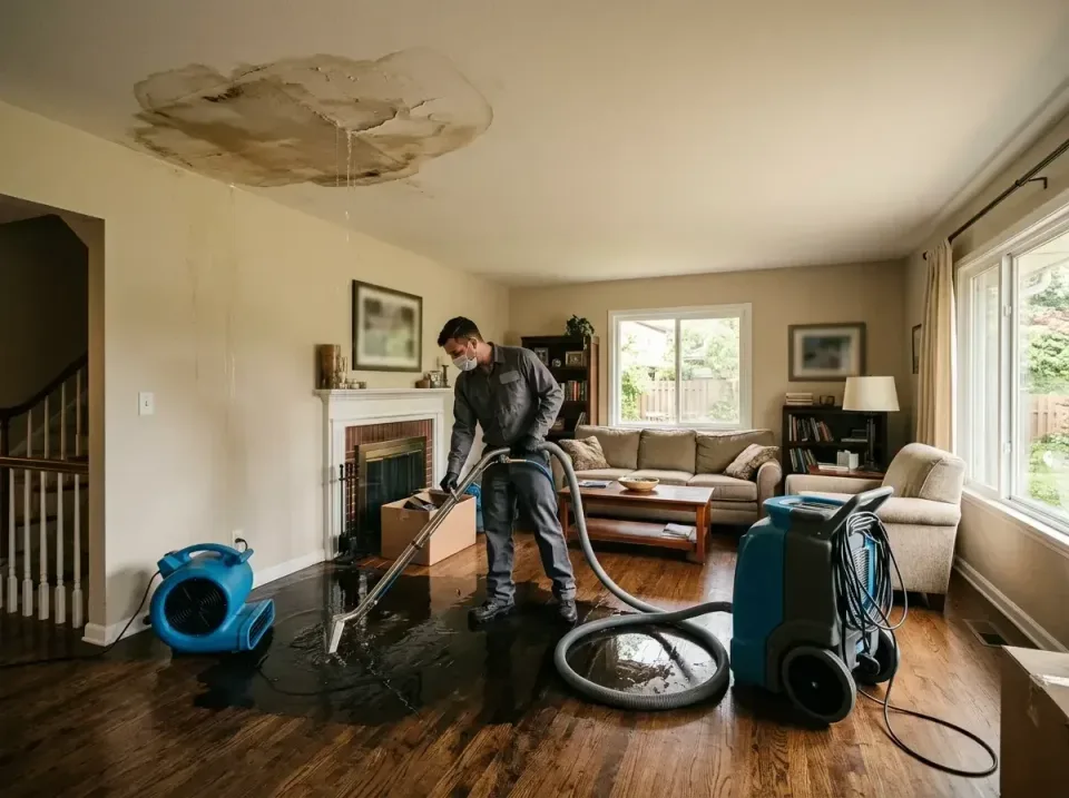 attic-pipe-burst-ceiling-drip-008 — frequently asked questions, Water Damage Restoration & Carpet Care in Fishersville, VA